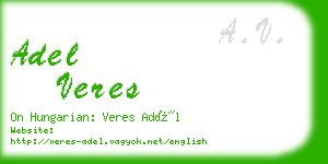 adel veres business card